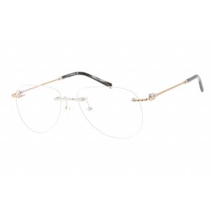 NWT Charriol PC75099-C02 58mm Shiny Silver Eyeglasses